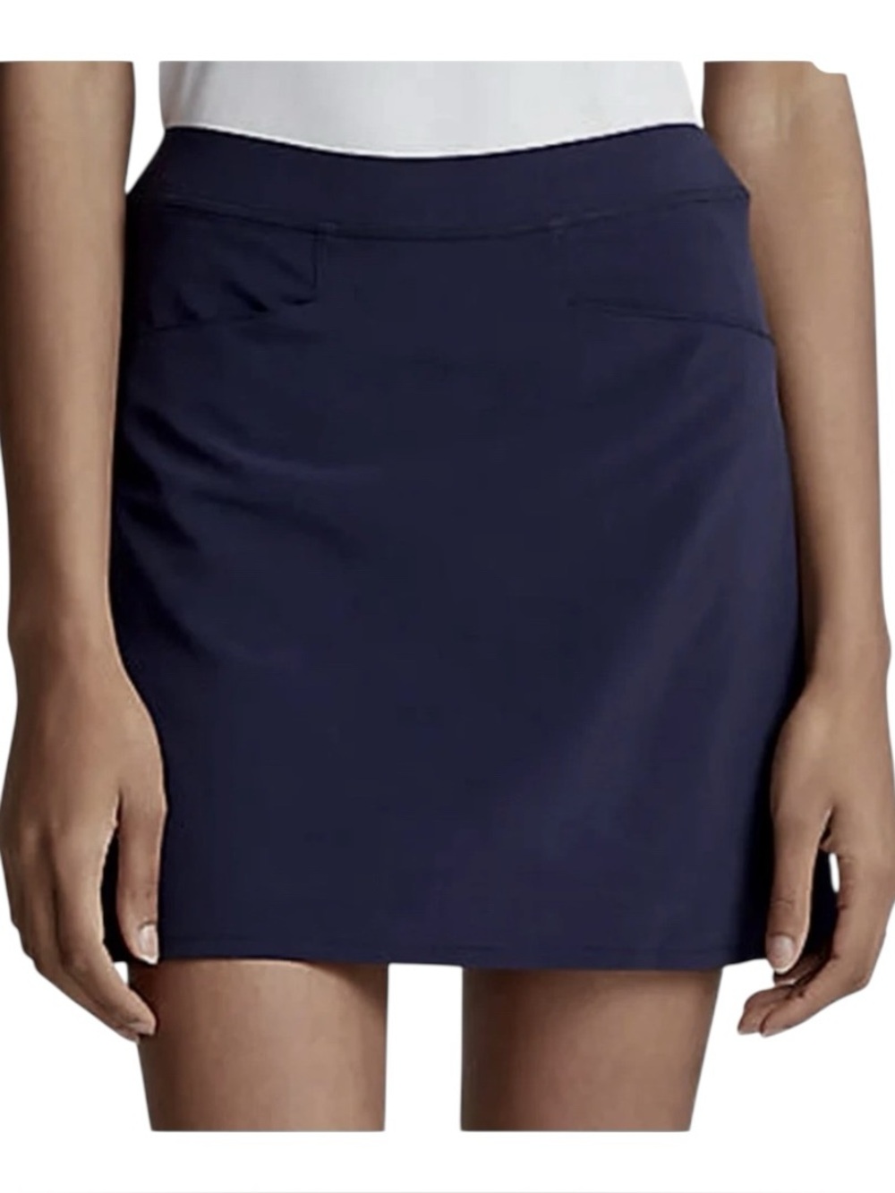 RLX Ralph Lauren Golf Core Skort Sz M Navy Blue Activewear
